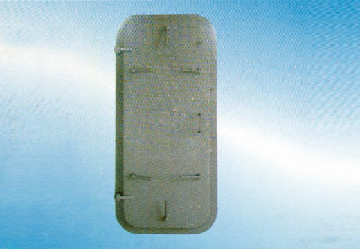 Marine watertight single-leaf steel door